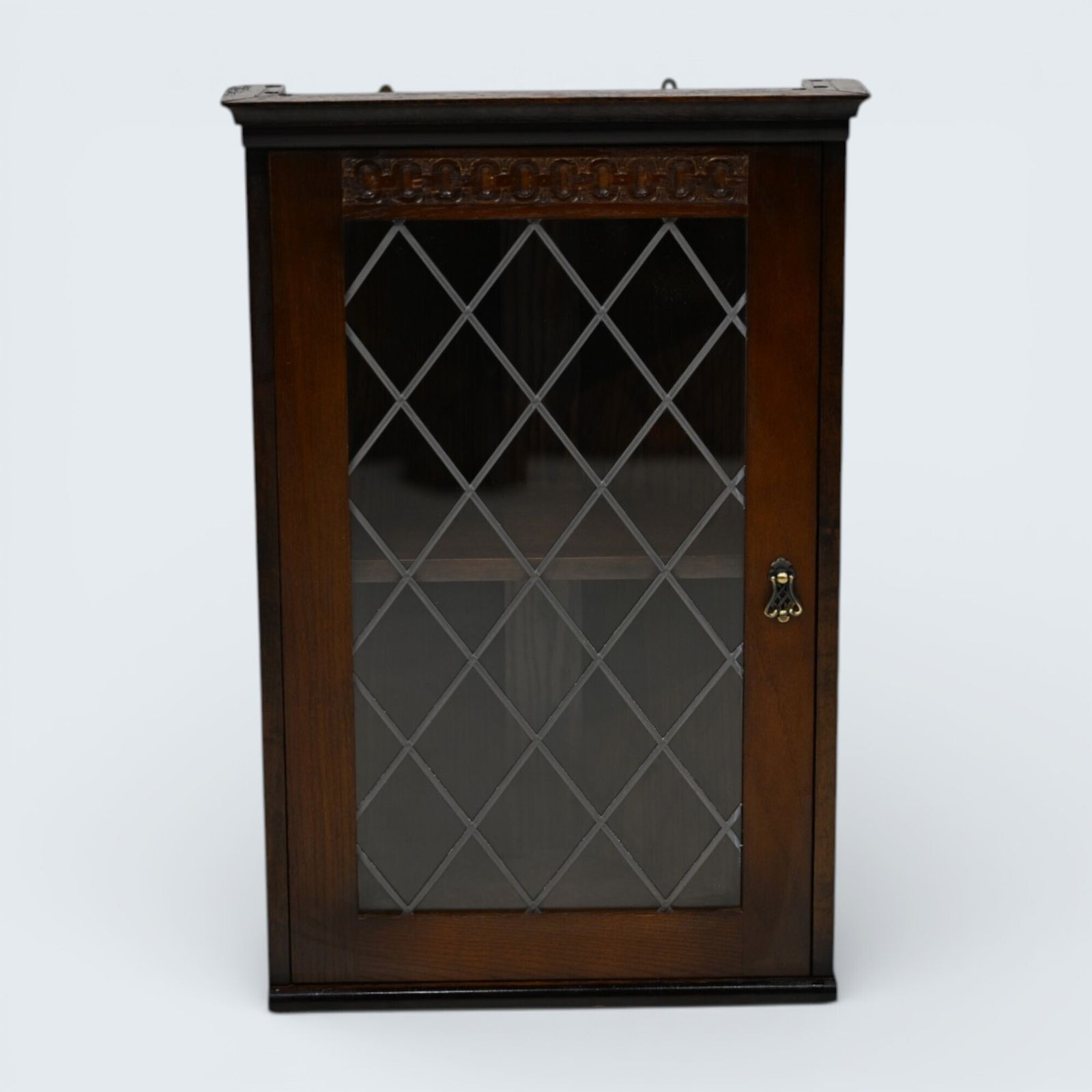 Old Charm Style Hanging Corner Display Cabinet Leaded Glass Free Delivery* photo furniture