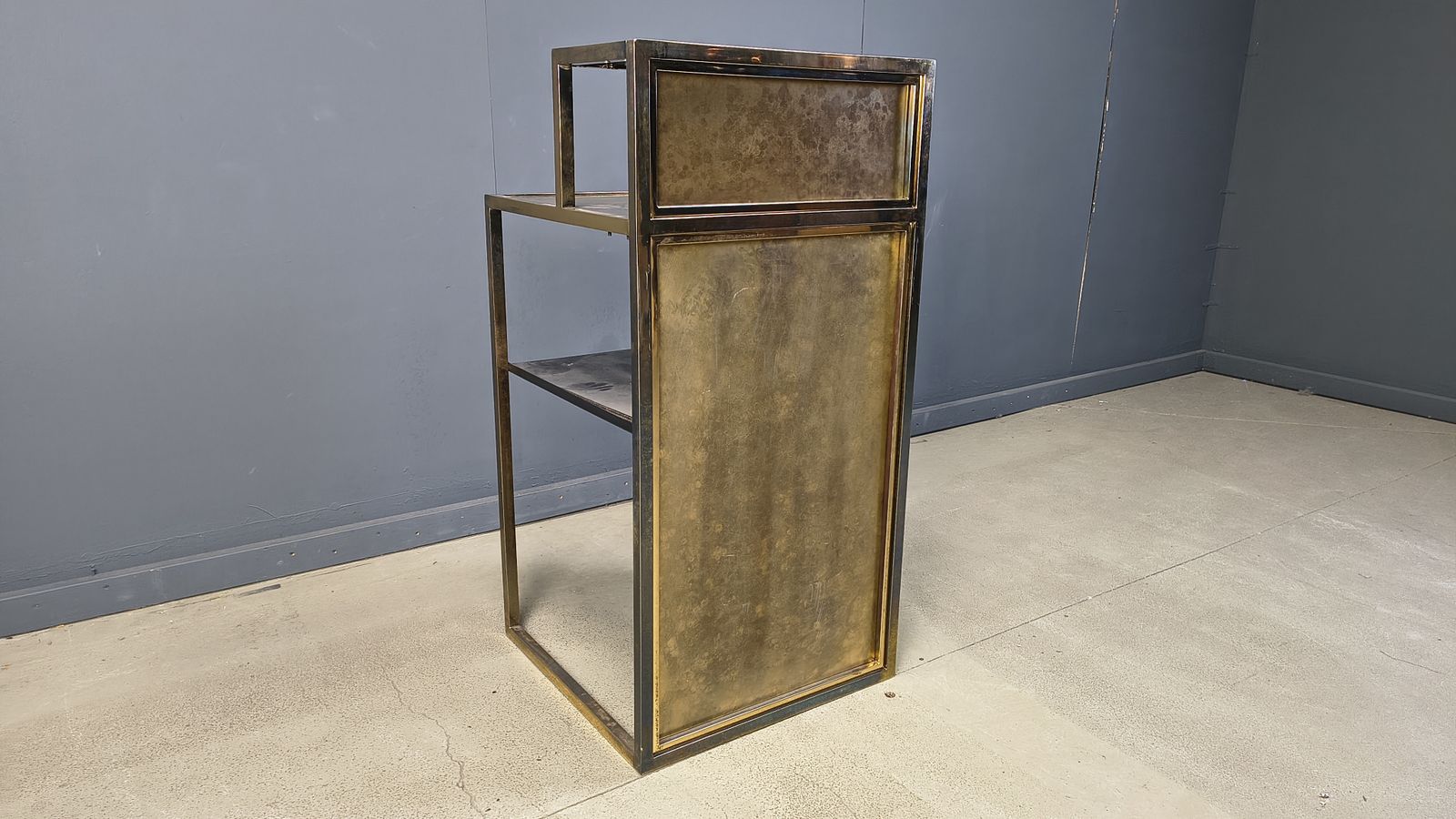 Vintage Brass Bar Counter By Belgochrom, 1970s photo 595.0