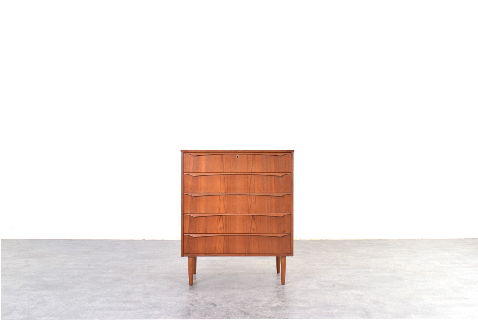 Mid Century Danish Teak Chest Of Drawers, 1960s.