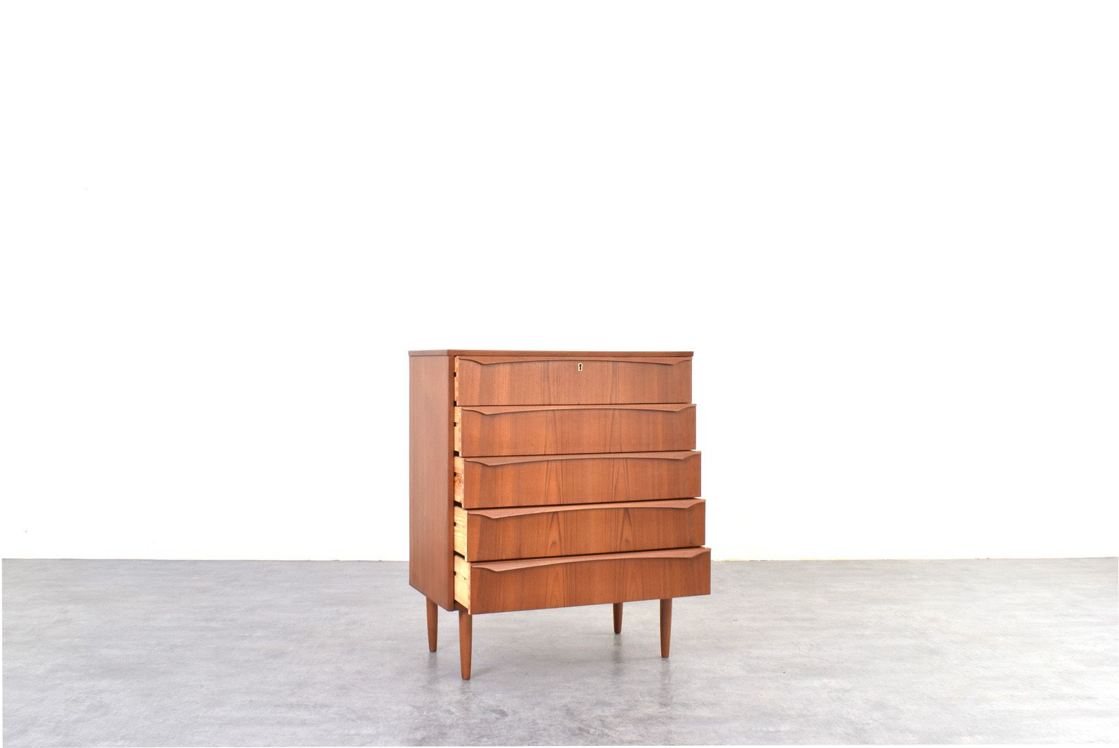 Mid Century Danish Teak Chest Of Drawers, 1960s. photo Furniture