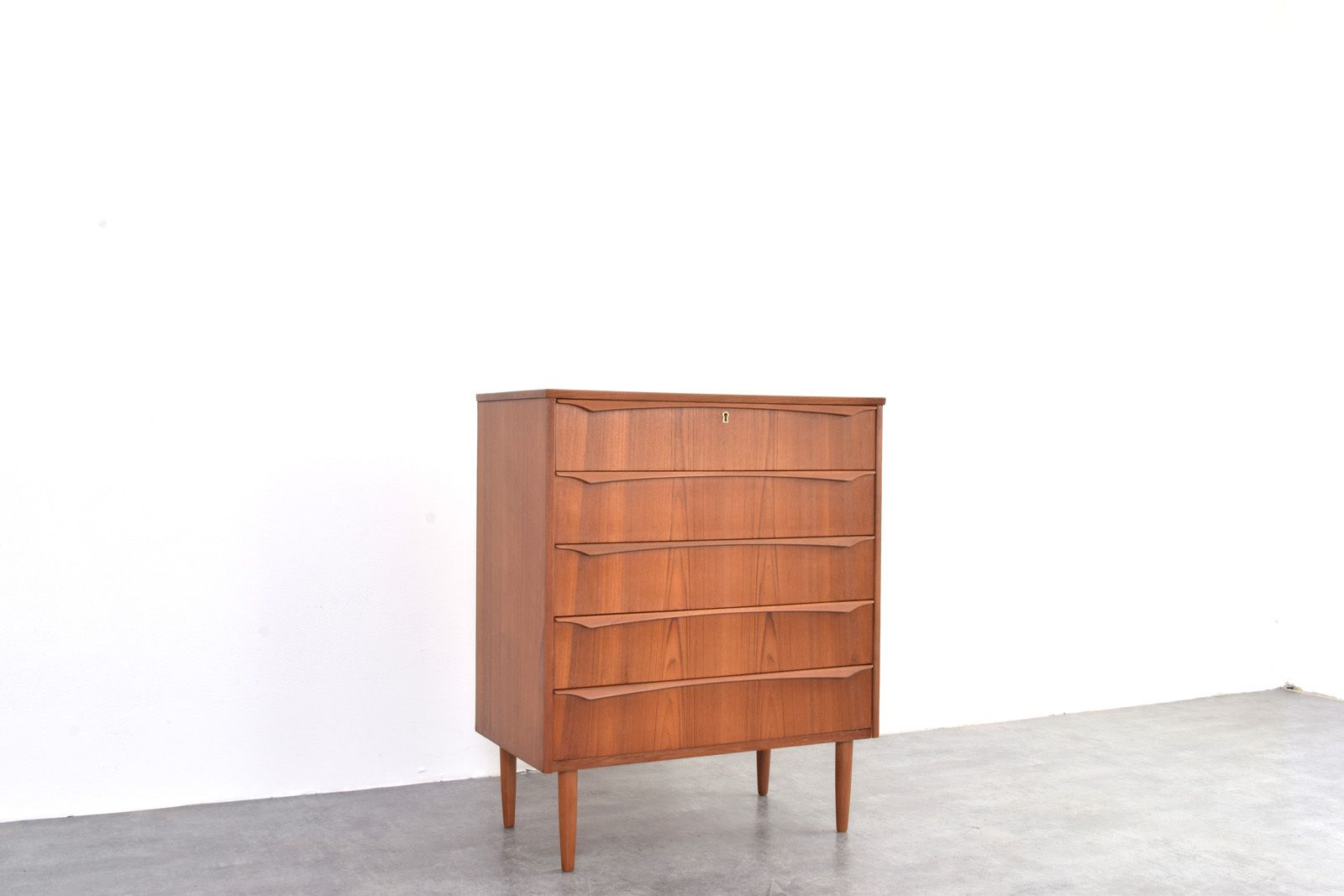 Mid Century Danish Teak Chest Of Drawers, 1960s. photo buy