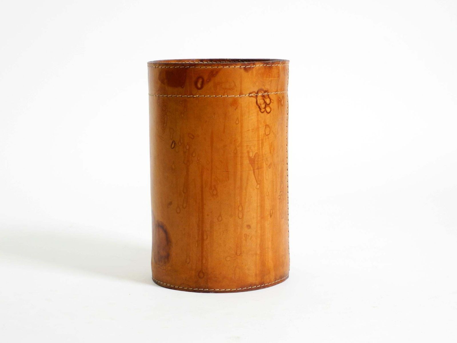 Beautiful 1960s Leather Paper Bin By Torben ørskov & Co Denmark photo furniture