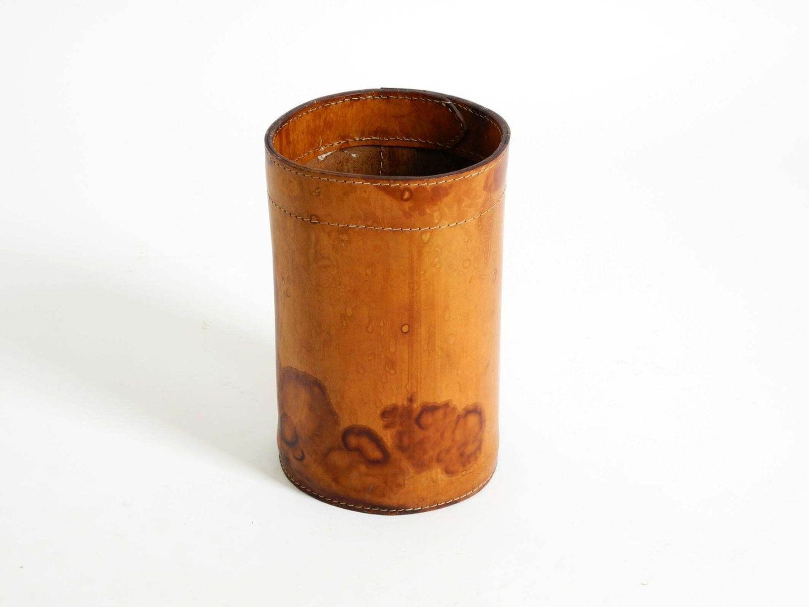Beautiful 1960s Leather Paper Bin By Torben ørskov & Co Denmark photo Home Decor