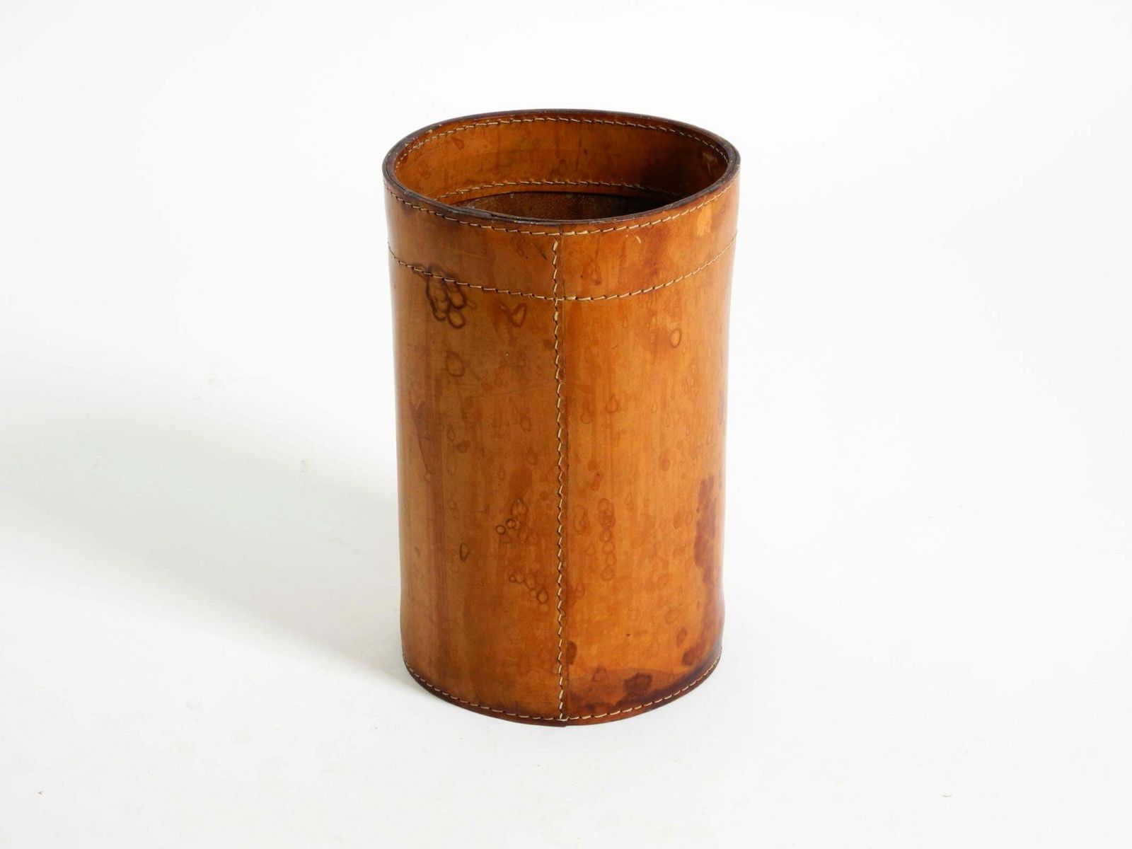 Beautiful 1960s Leather Paper Bin By Torben ørskov & Co Denmark photo buy