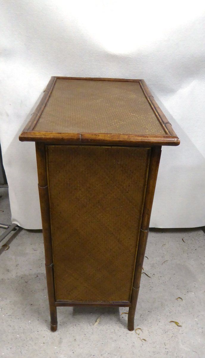 photo for sale Vintage Wicker Cabinet From Becara, Spain, 1980s