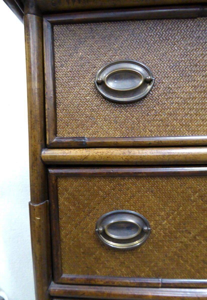 713.0 Vintage Wicker Cabinet From Becara, Spain, 1980s photo