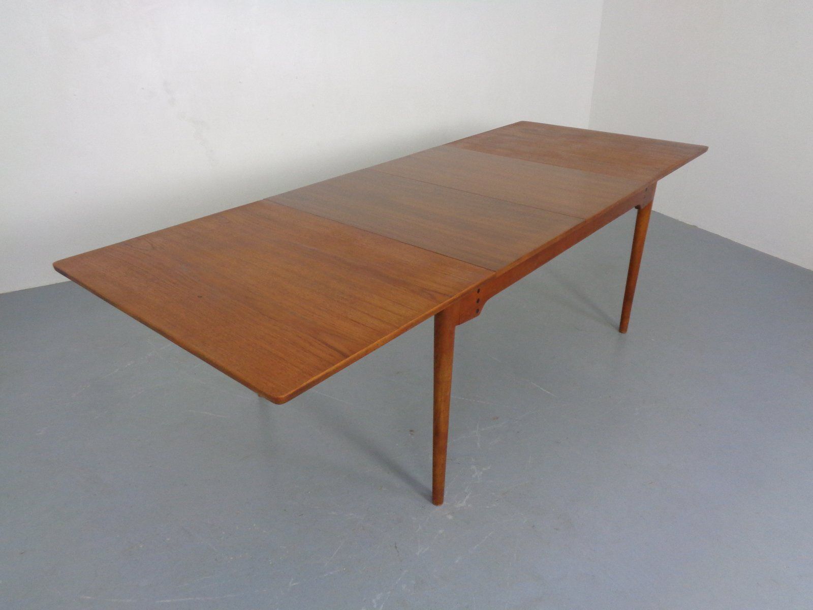 Furniture Extandable Teak Model B065 Dining Table By Finn Juhl For Bovirke, Denmark, 1950s photo