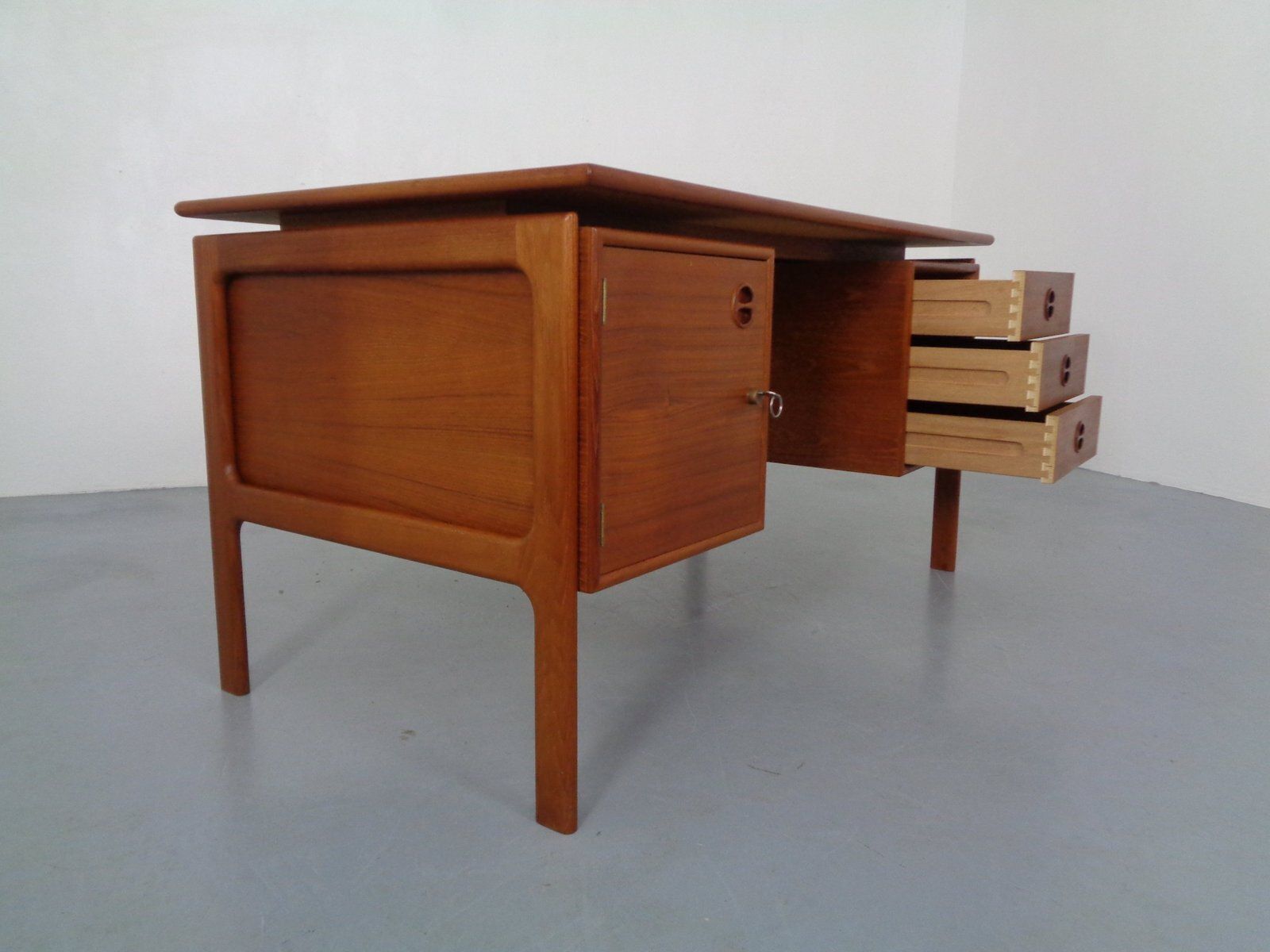 Teak Desk From Gasvig Gv Møbler, Denmark, 1960s photo Furniture