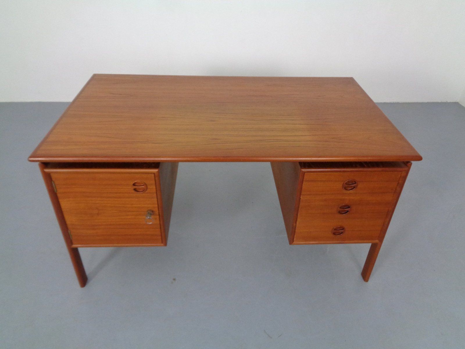 photo furniture Teak Desk From Gasvig Gv Møbler, Denmark, 1960s