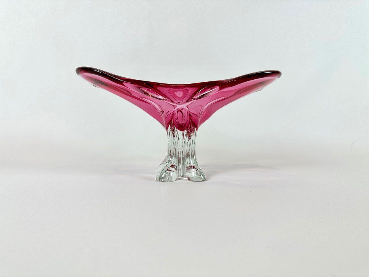 Art Glass Bowl By Josef Hospodka For Chribska Sklarna, 1960s photo 302.0