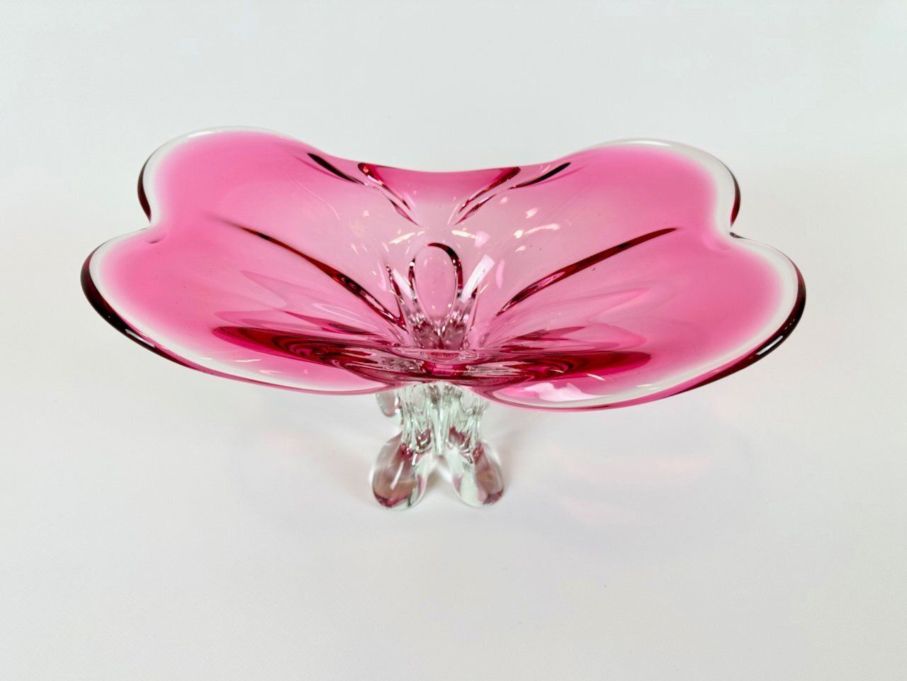 Art Glass Bowl By Josef Hospodka For Chribska Sklarna, 1960s photo vinterior