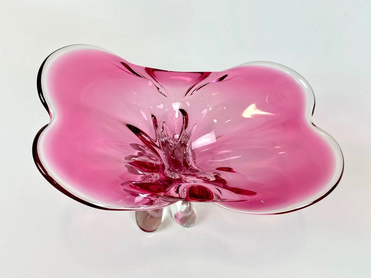 photo furniture Art Glass Bowl By Josef Hospodka For Chribska Sklarna, 1960s