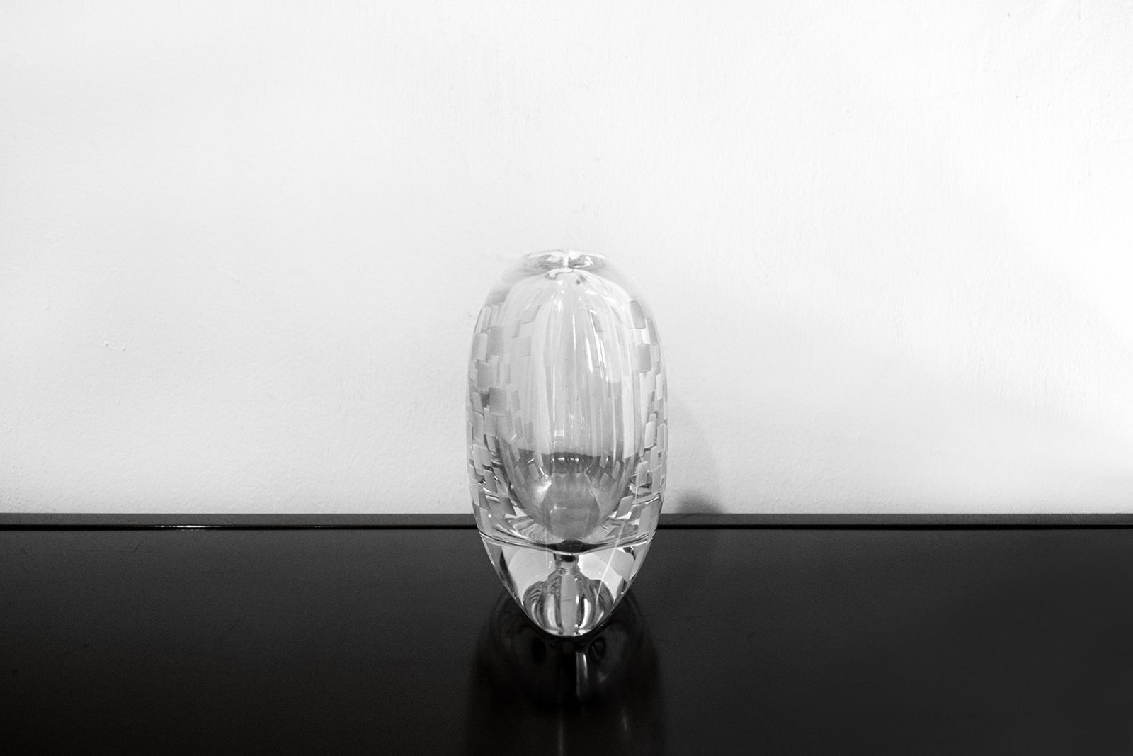 Italiaanse Kristallen Blokvase Van Rosenthal Studio, Ca. Jaren 1960 photo furniture