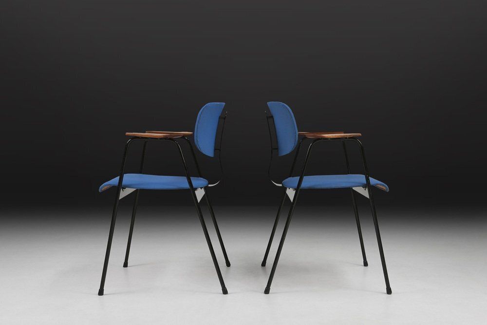 Dining Chairs By Willy Van Der Meeren For Tubax, Belgium, 1950s, Set Of 6 photo buy