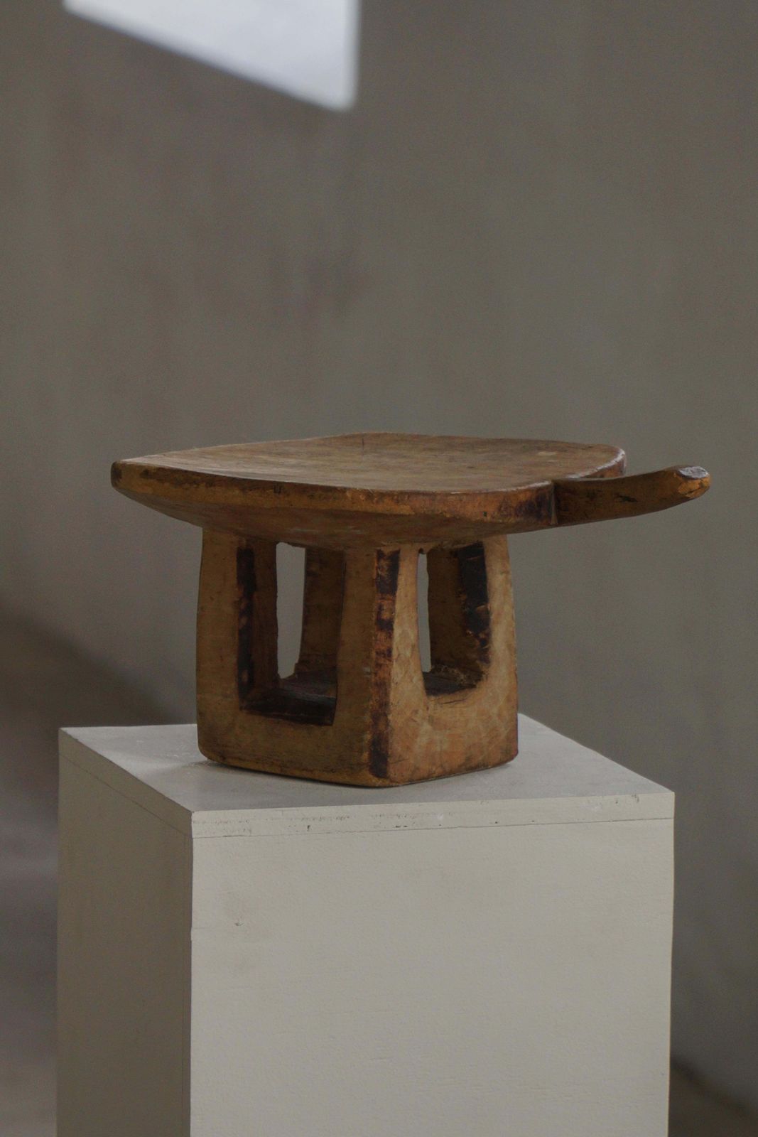 Mid 20th Century, Hand Carved Wooden Lobi Stool, Burkina Faso, Africa photo Furniture