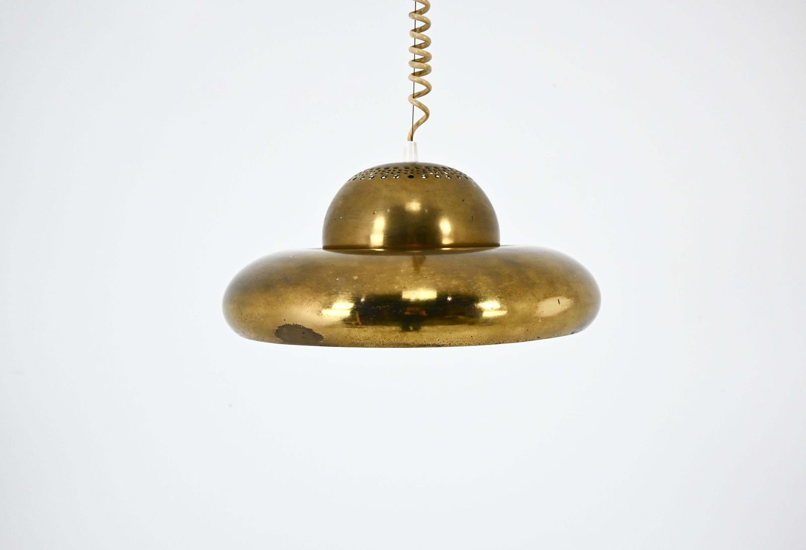 Pair Of Fior Di Loto Hanging Lamp By Afra & Tobia Scarpa For Flos, 1960s photo Lighting
