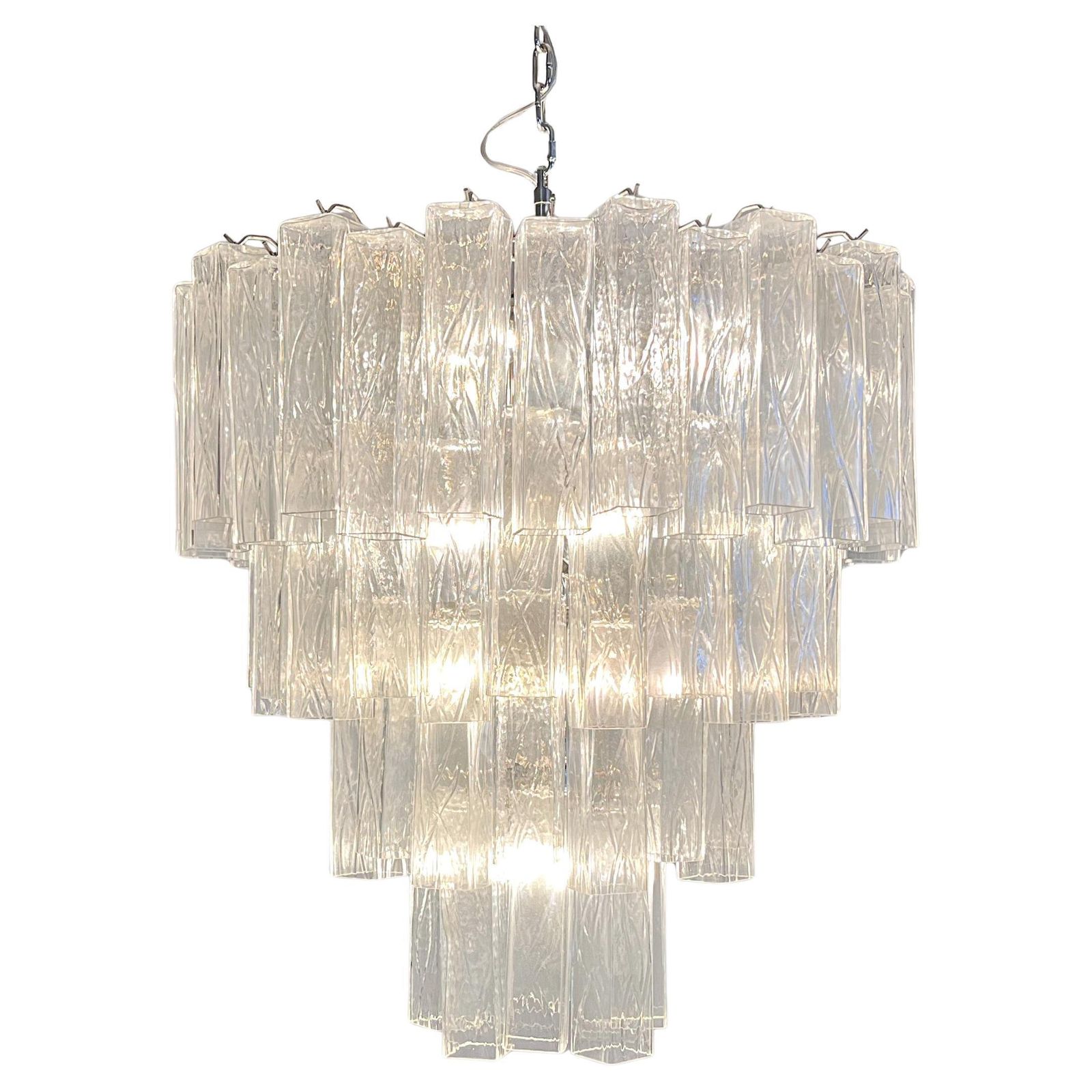 Italian Chandelier In Murano Glass