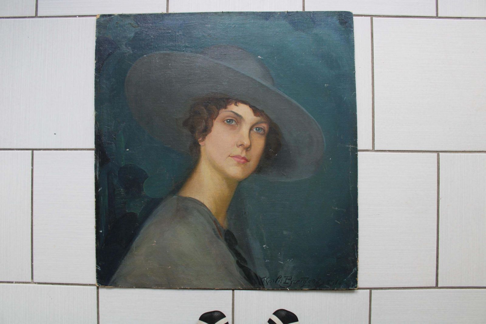 Jazeps Pigoznisportrait. 1916. Oil On Canvas On Cardboard. 58x56 Cm. Signed1987 photo furniture