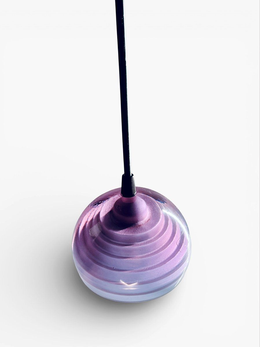 Murano Glass Lamps By Carlo Nason For Av Mazzega, Italy, 1970s, Set Of 2