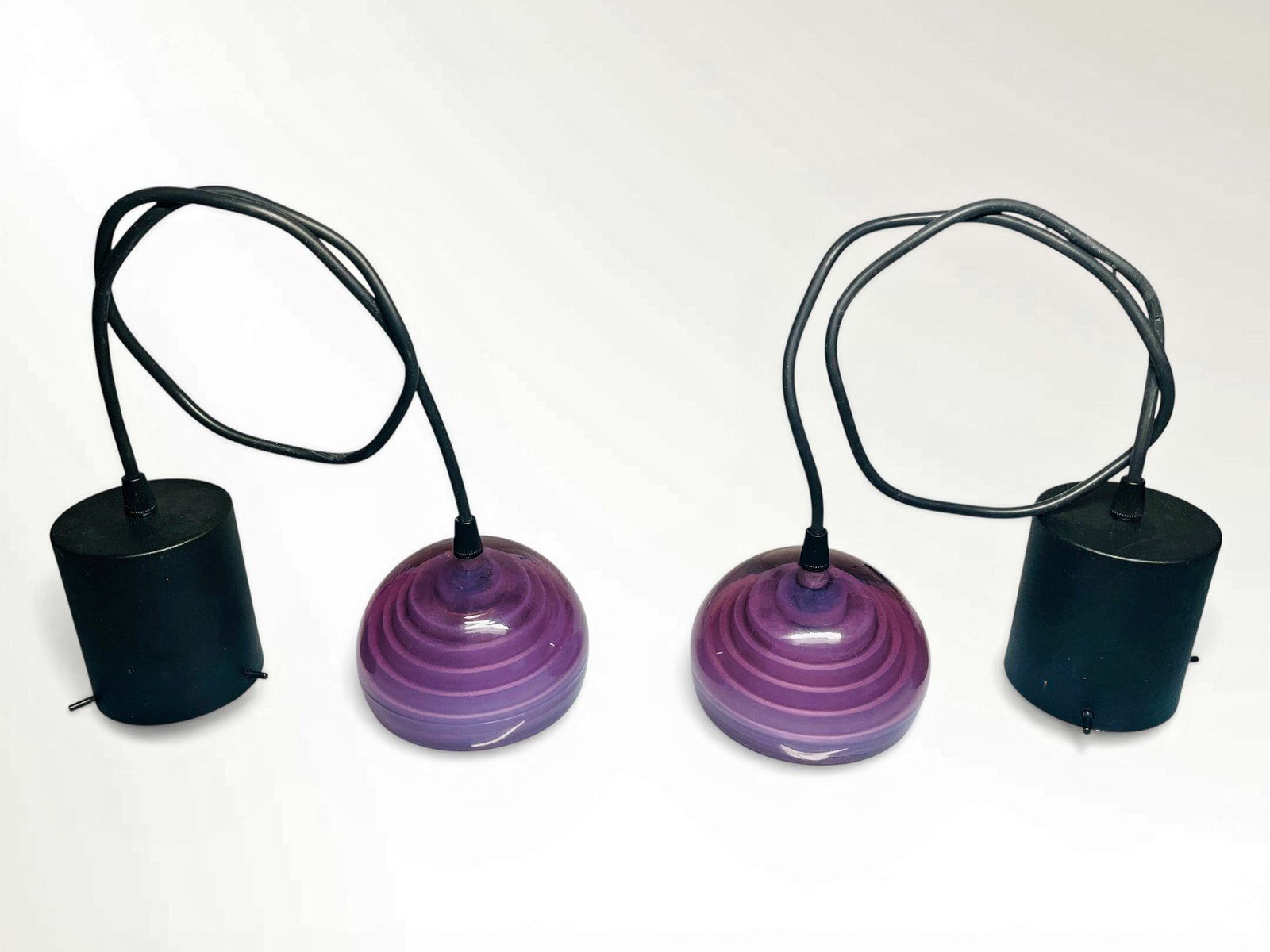 Murano Glass Lamps By Carlo Nason For Av Mazzega, Italy, 1970s, Set Of 2 photo 1555.0