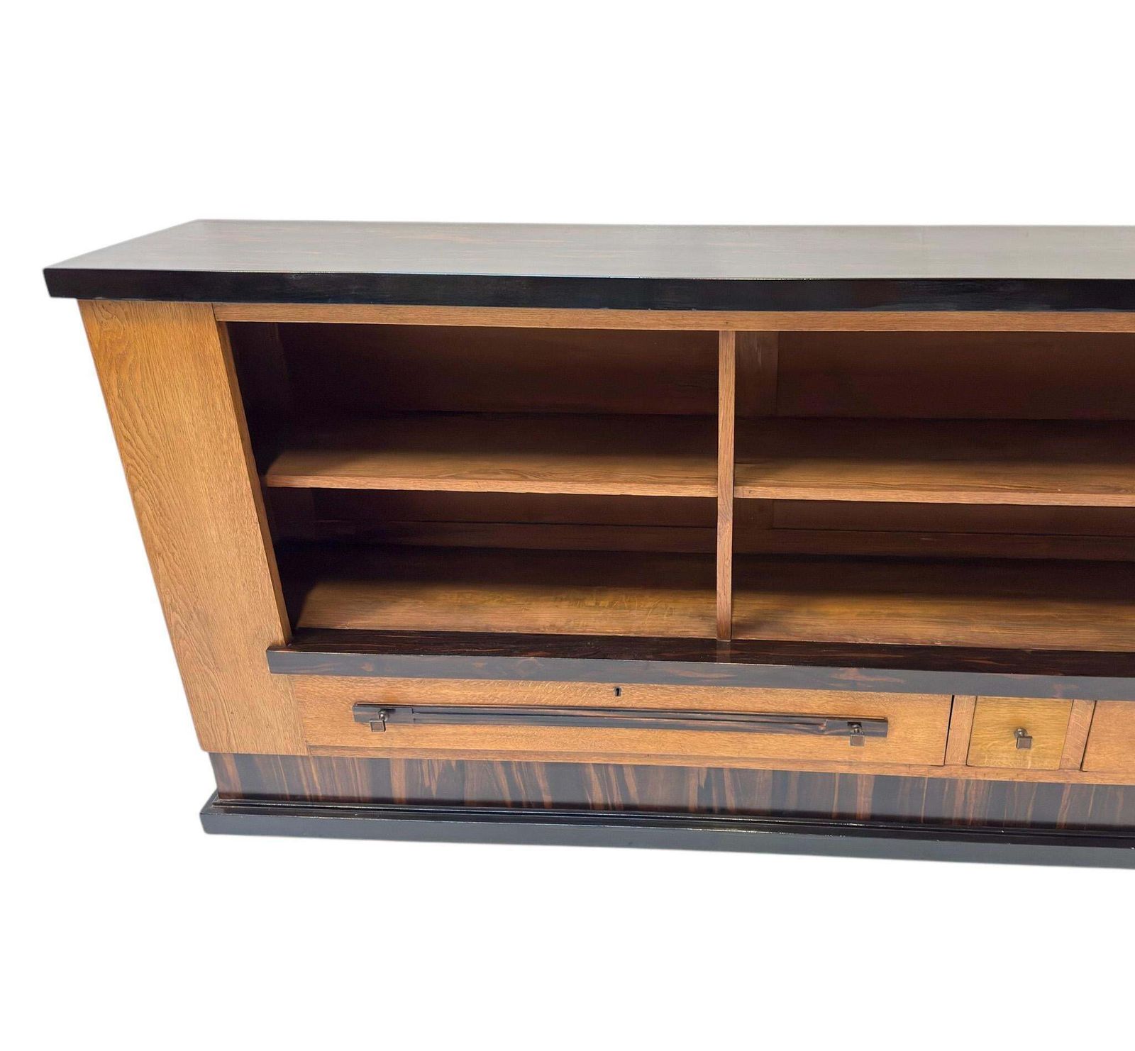 Art Deco Modernist Bookcase Or Credenza By Hendrik Wouda For Pander, 1924 photo vinterior