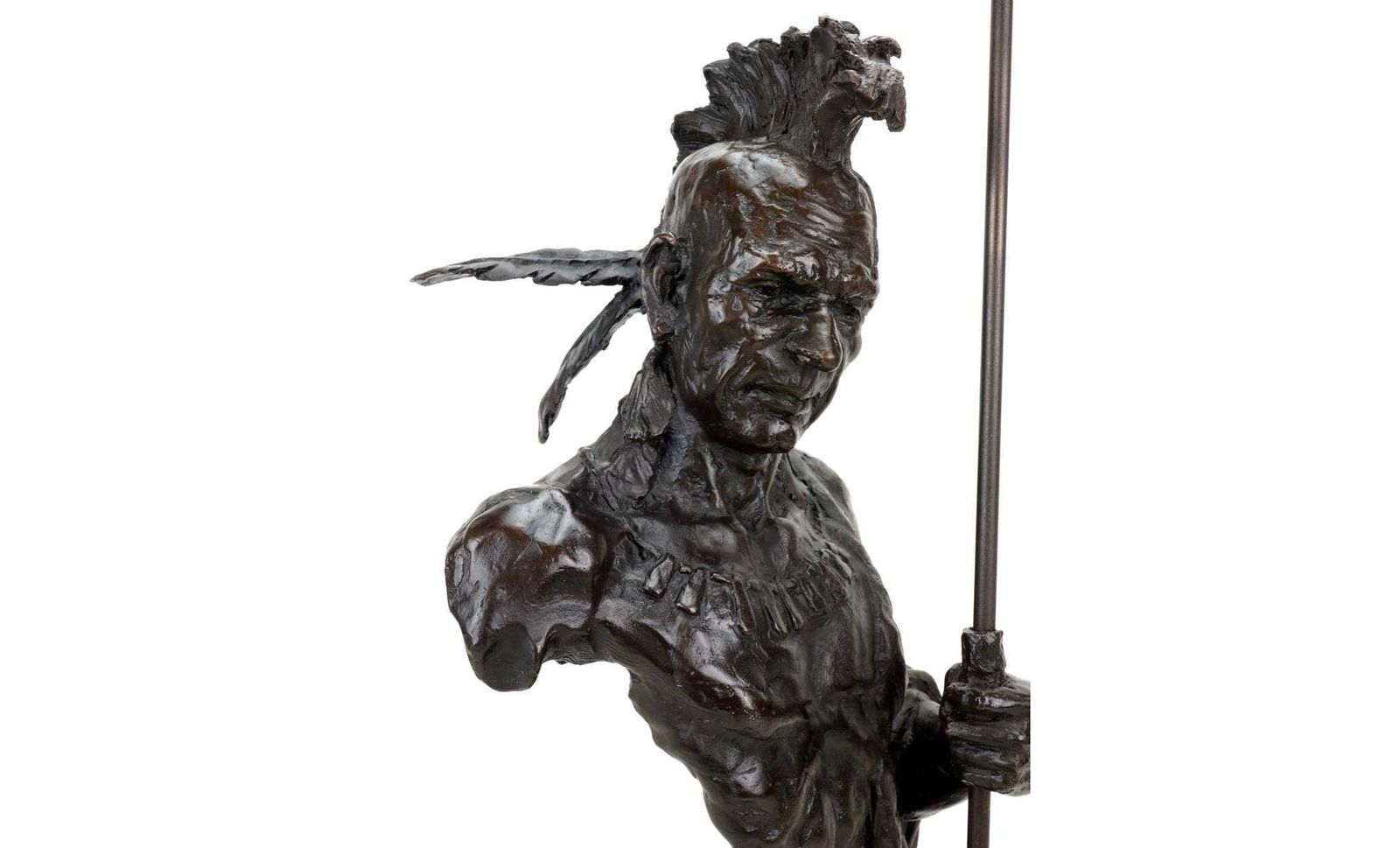 Indian Sculpture In Patinated Bronze, Western Style, 20th Century photo buy