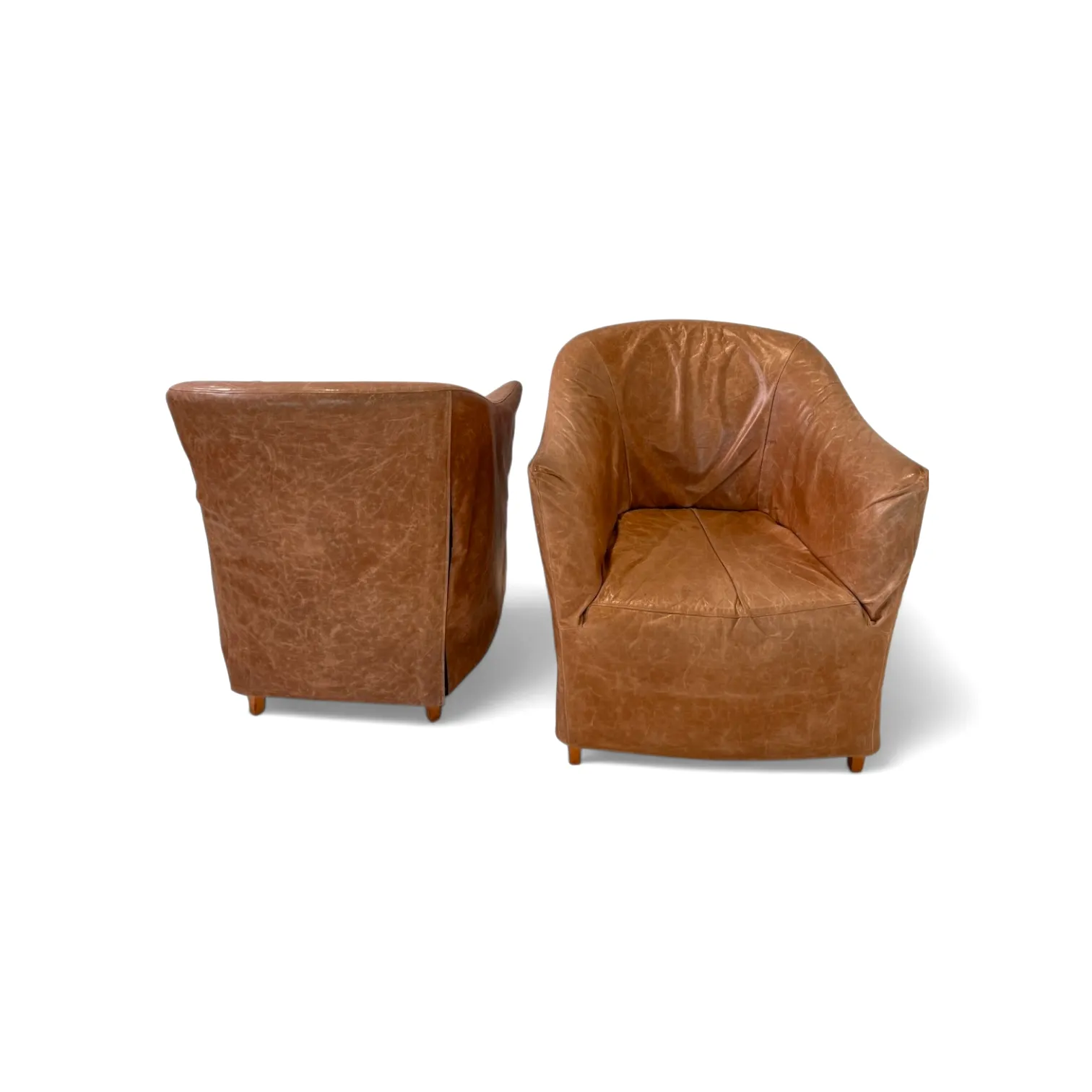 Furniture 2 X Doralice Lounge Chair By Antonio Citterio / Paolo Nava / 1980s photo