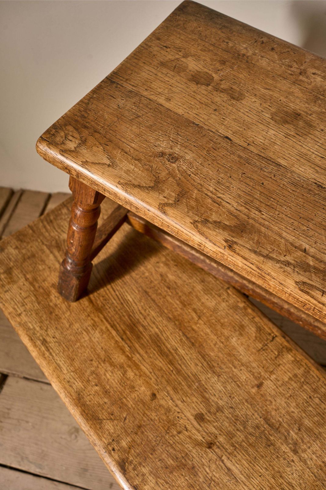 Pair Of 19th Century English Oak Benches photo 2640.0