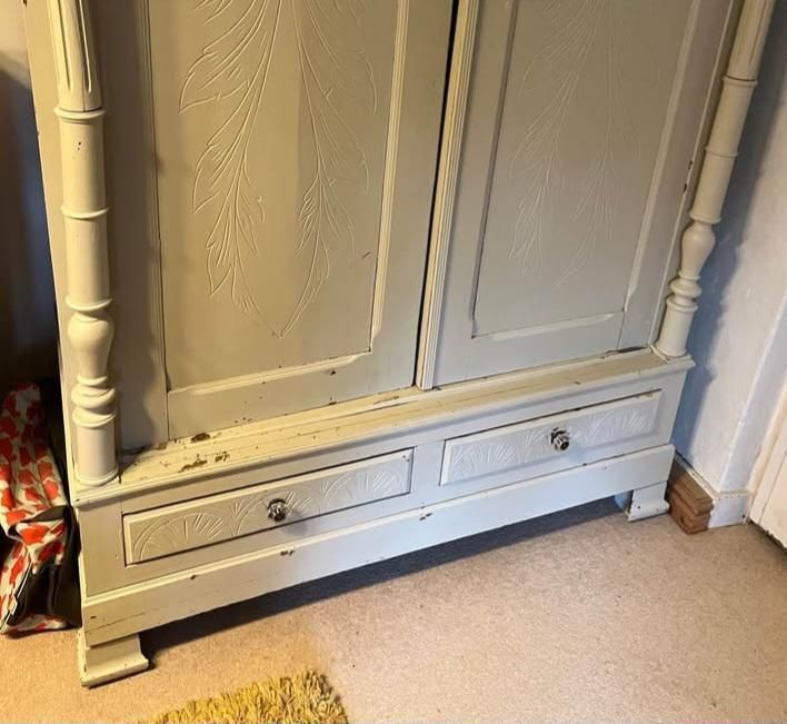Antique French Oak Armoire. photo for sale