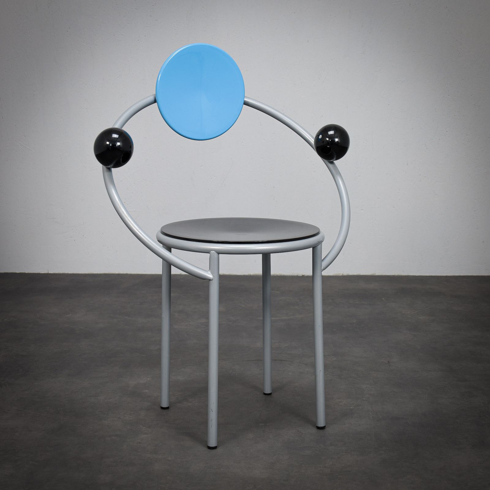 Pair Of First Chairs By Michele De Lucchi For Memphis Milano, Italy, 1981 photo for sale