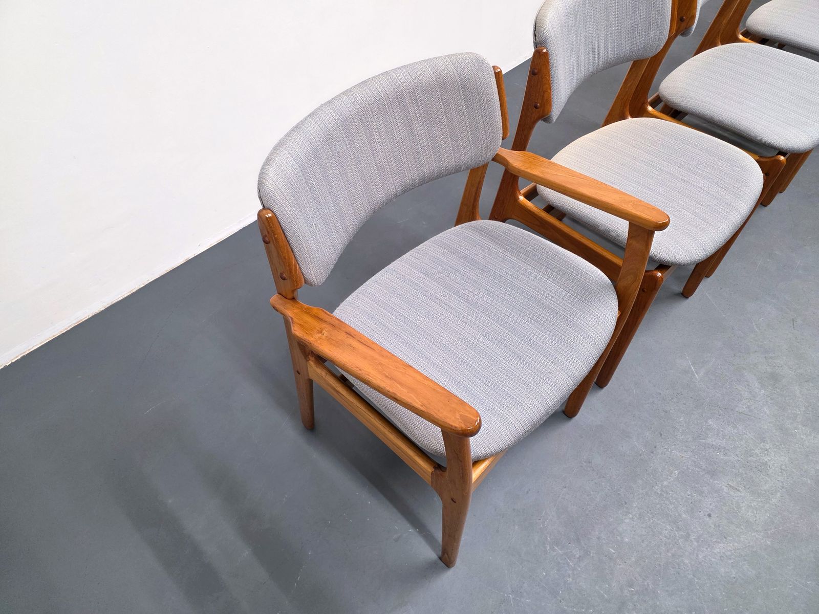 Erik Buch – Set Of 6 Dining Chairs, Model 49, Denmark, 1960s photo buy