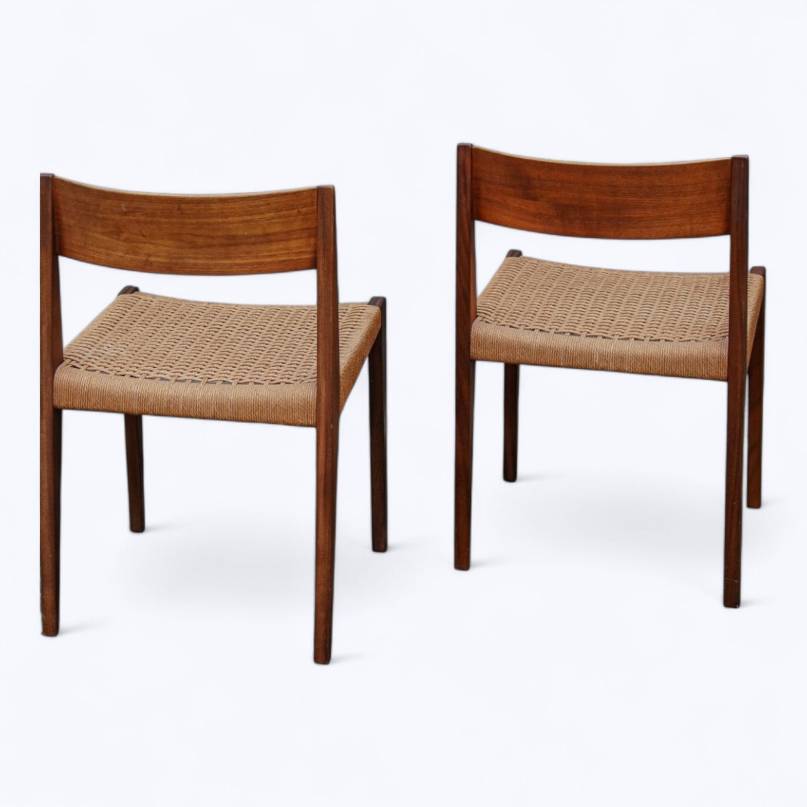 Poul Cadovius Pia Teak Dining Chairs – Danish Mid Century Modern, 1960s   Set Of 2 photo for sale