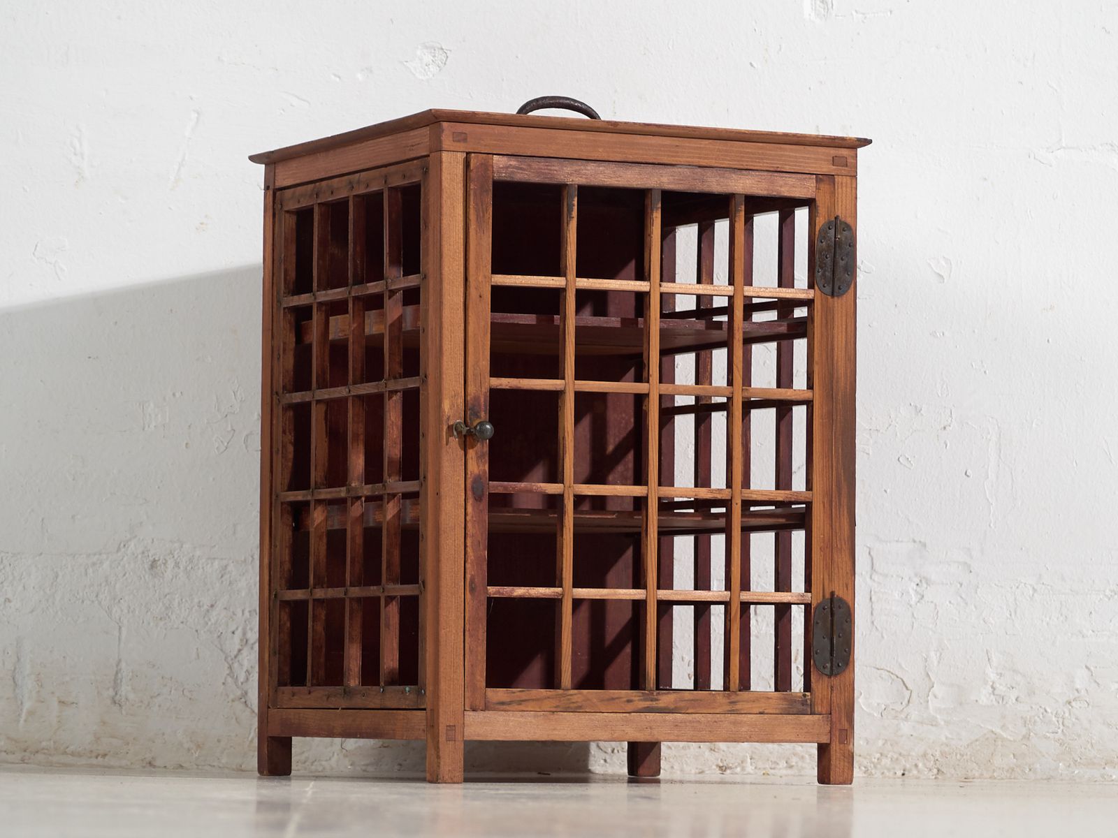 Small Antique Japanese Cabinet – Taisho To Early Showa Period – (C.1910 1940) photo buy