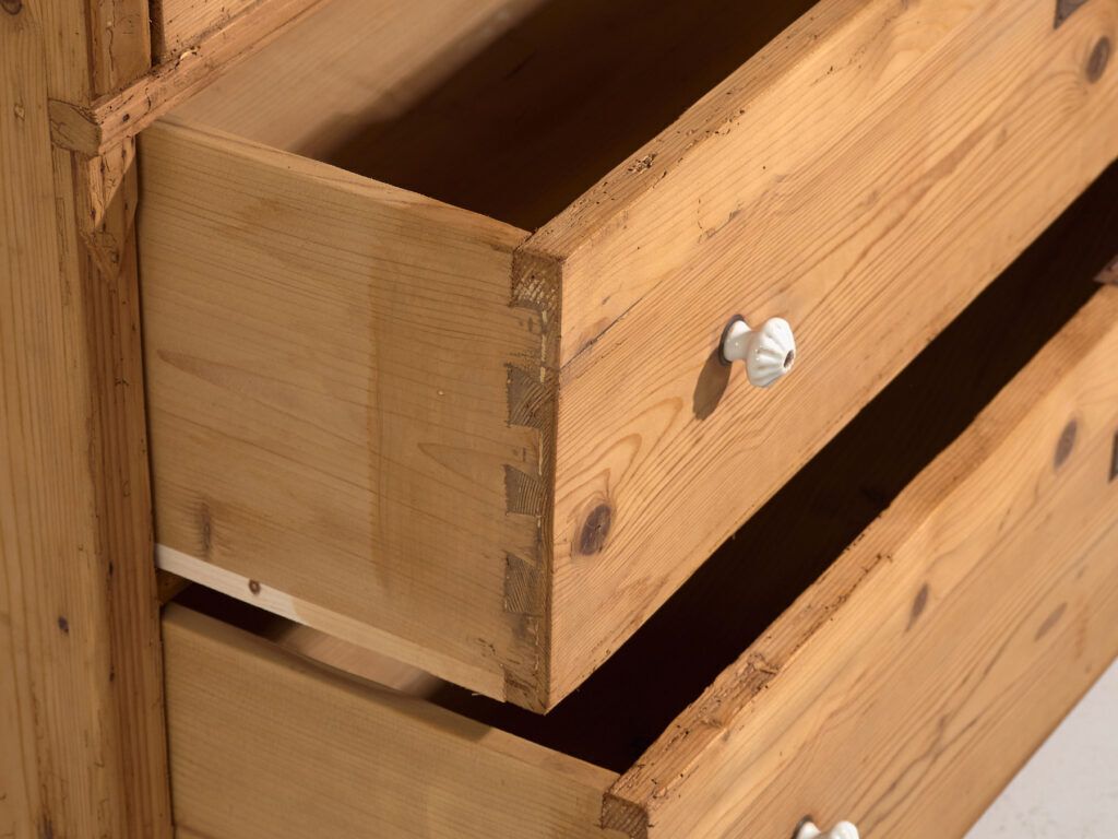Antique Solid Pine Chest Of Drawers – Central Europe (C.1880–1910) #117 photo 1478.0