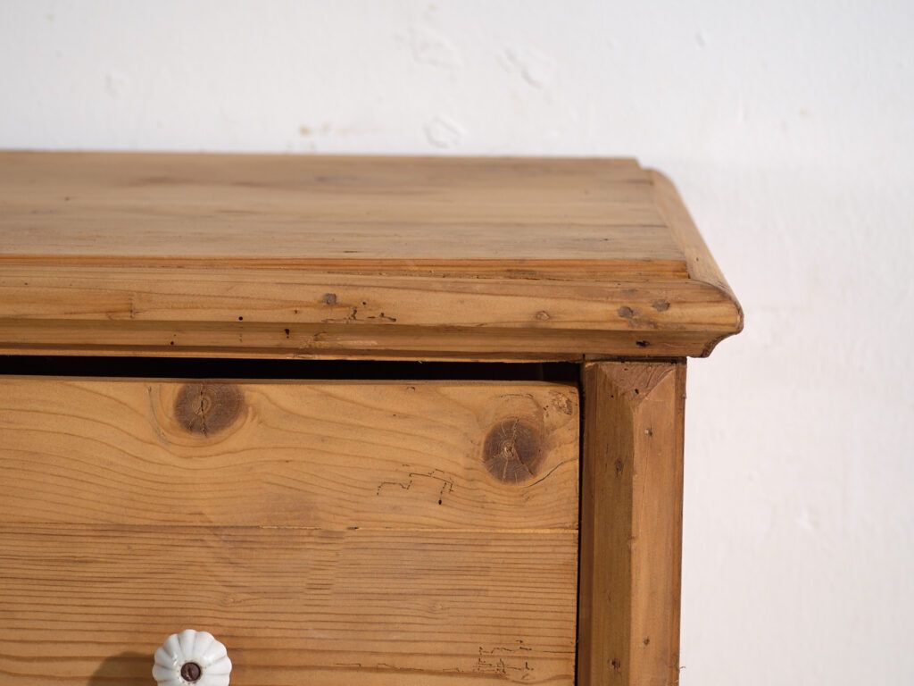 Antique Solid Pine Chest Of Drawers – Central Europe (C.1880–1910) #117 photo buy