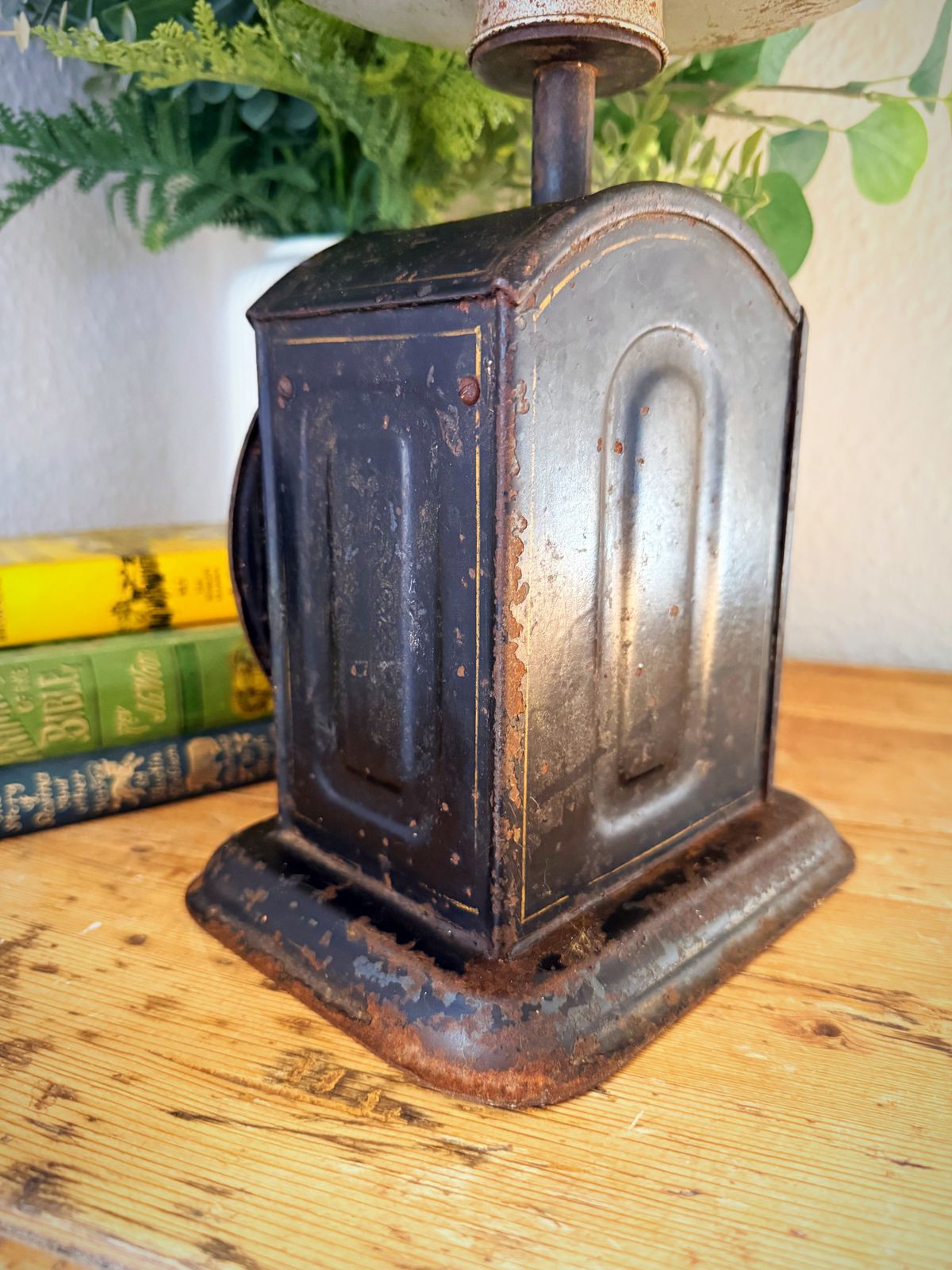 Early 20th Century Salter Hughes Kitchen Scales – Rustic Farmhouse Decor With Striking Authentic Patina photo buy