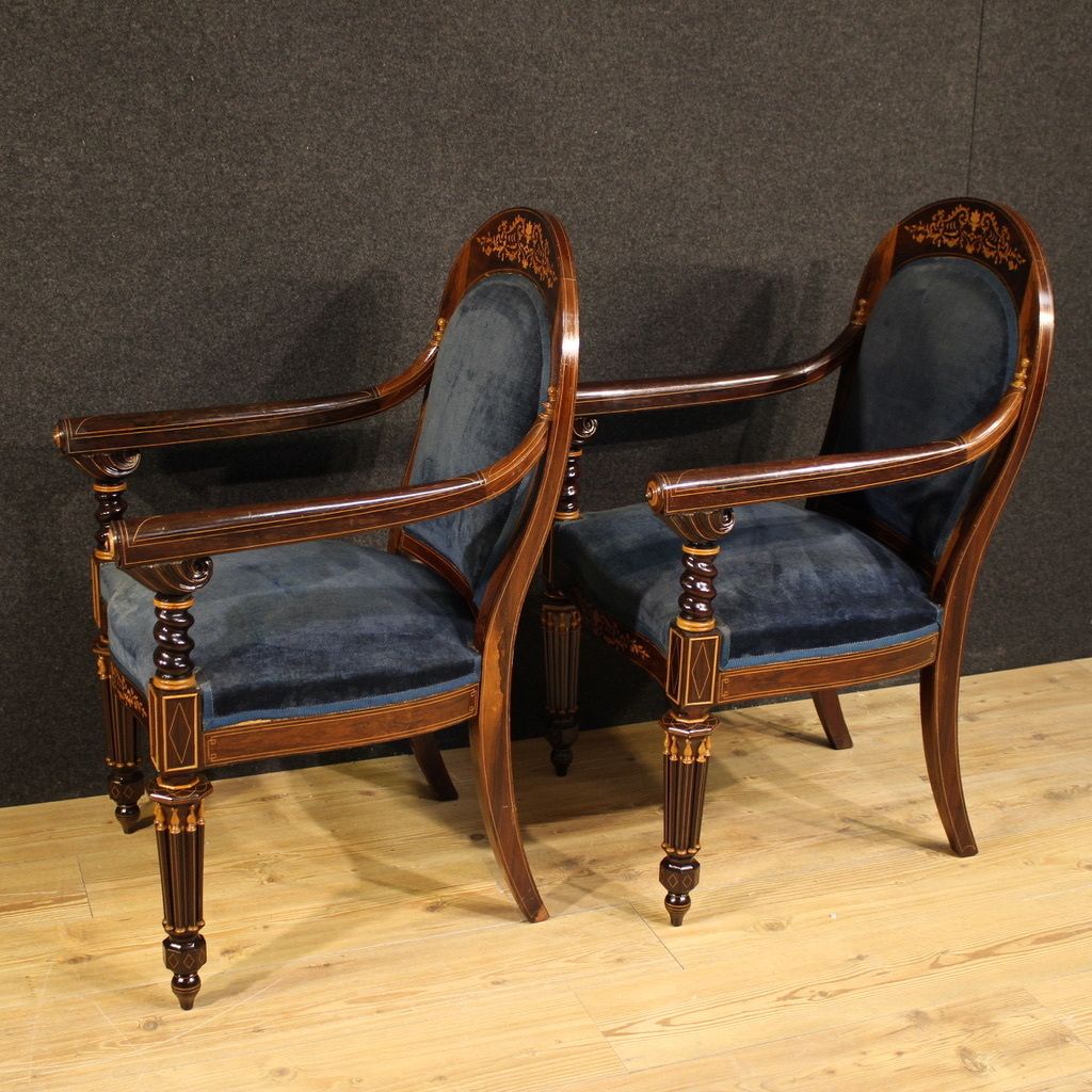 Pair Of 19th Century French Armchairs photo Furniture