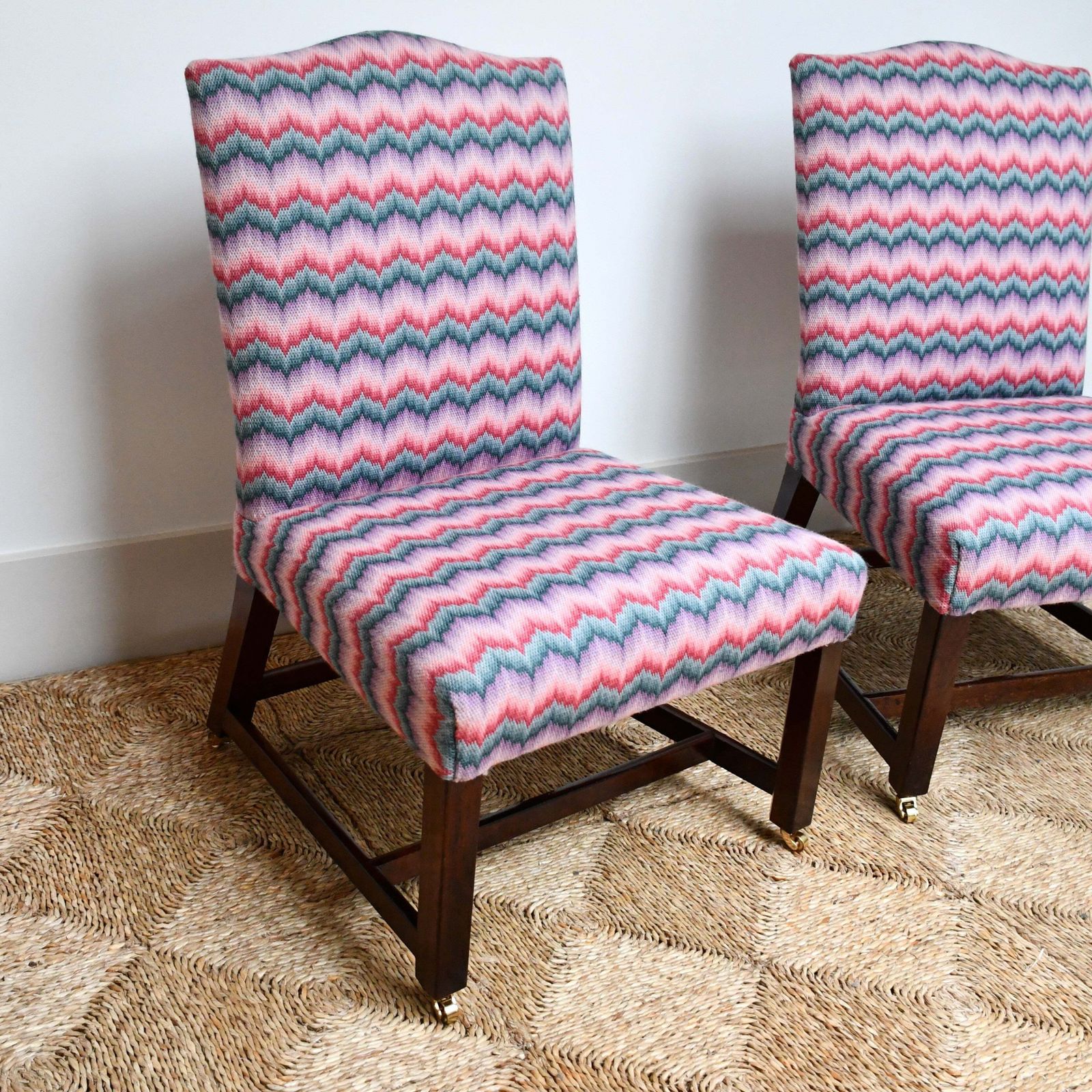 A Pair Of Georgian   Gainsborough Side Chairs photo Furniture