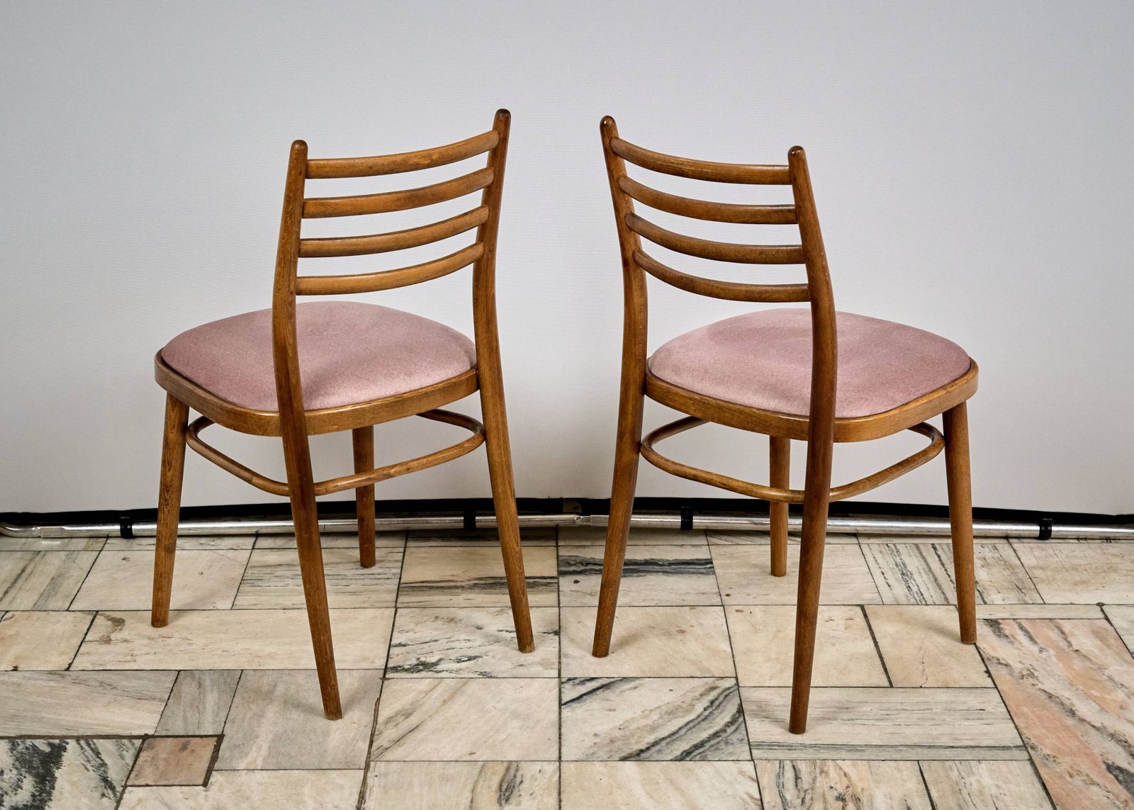 photo furniture Set Of 4 Dining Chairs, Ton, 1960s, Czechoslovakia