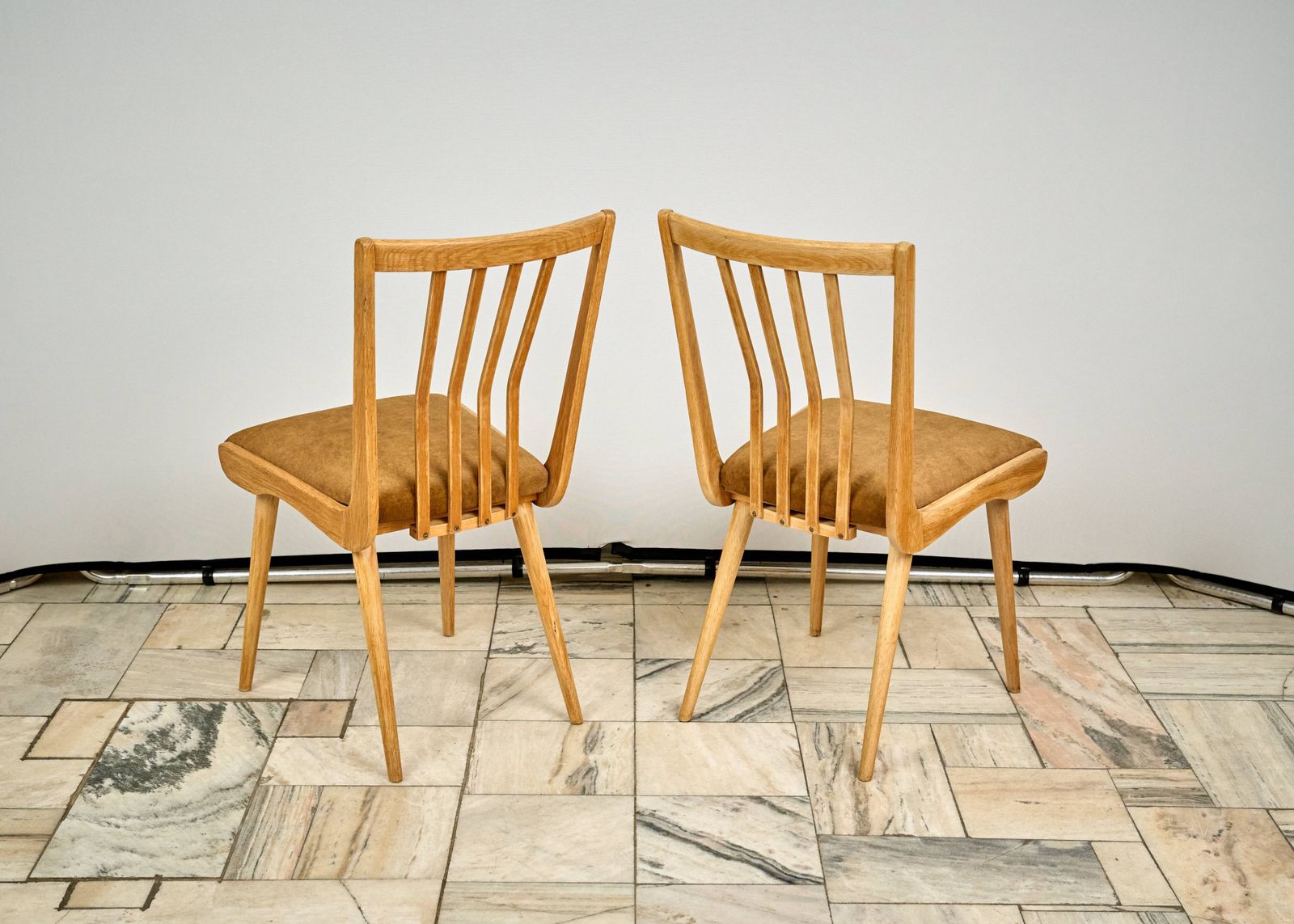 Set Of 2 Dining Chairs, 1960s, Czechoslovakia photo buy