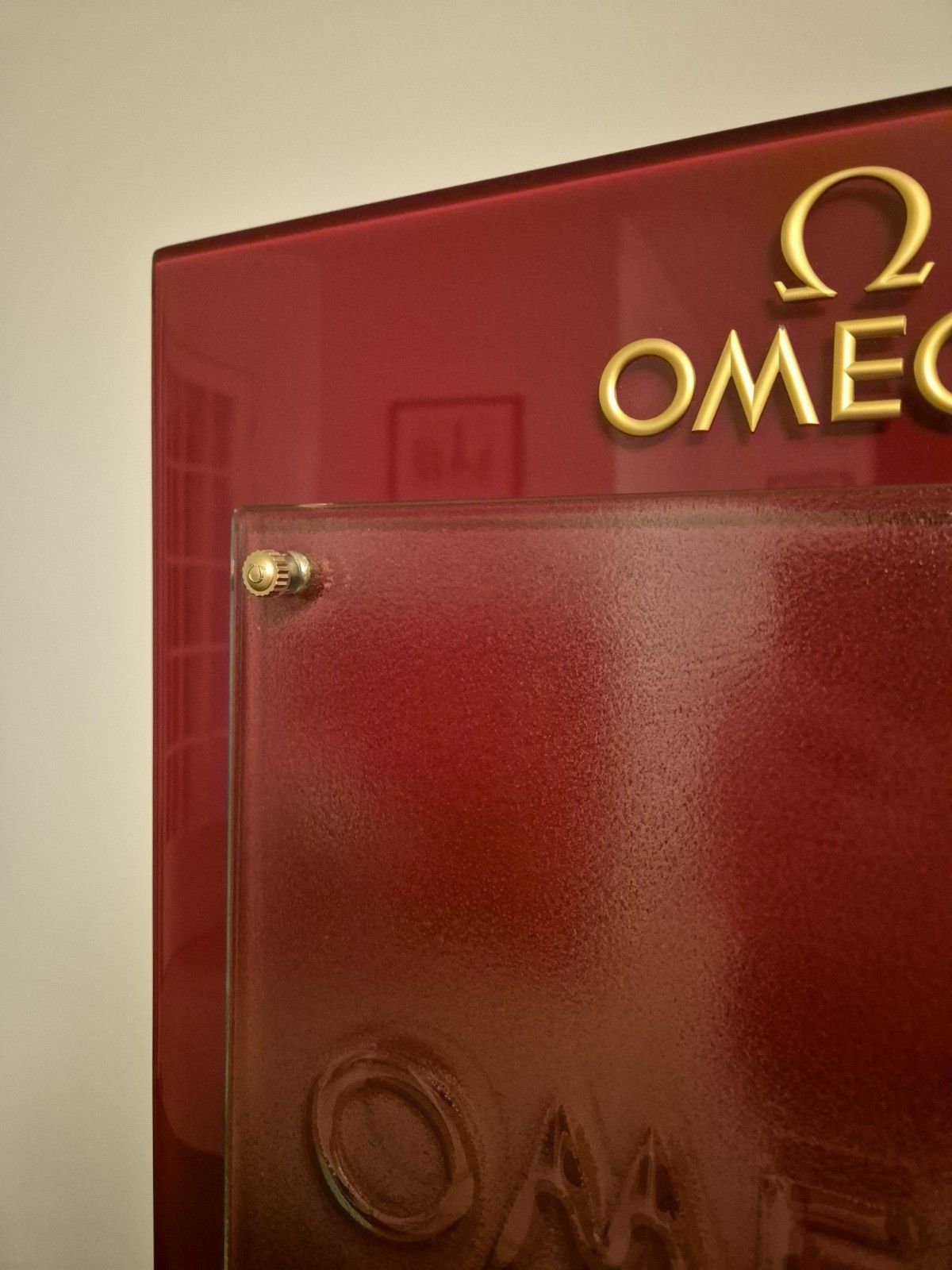 Genuine Omega Watch Advertising Display Customisable And Stunning Vgc Rare photo vinterior