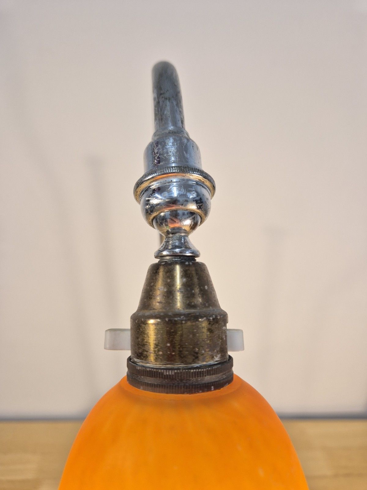 Original 1920s Supreme Adapt O Lite Table Lamp With Period Thomas Schneider Glass Shade photo vintage