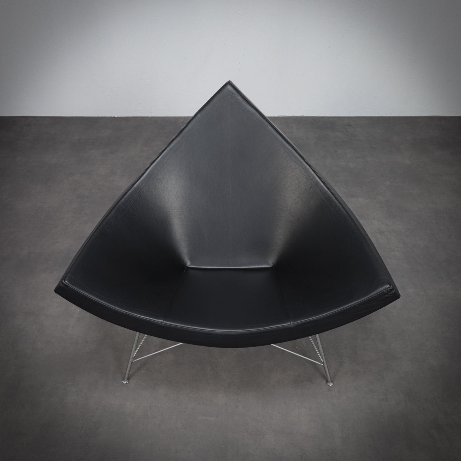 Coconut Lounge Chair In Leather By George Nelson For Vitra, 1955 photo buy