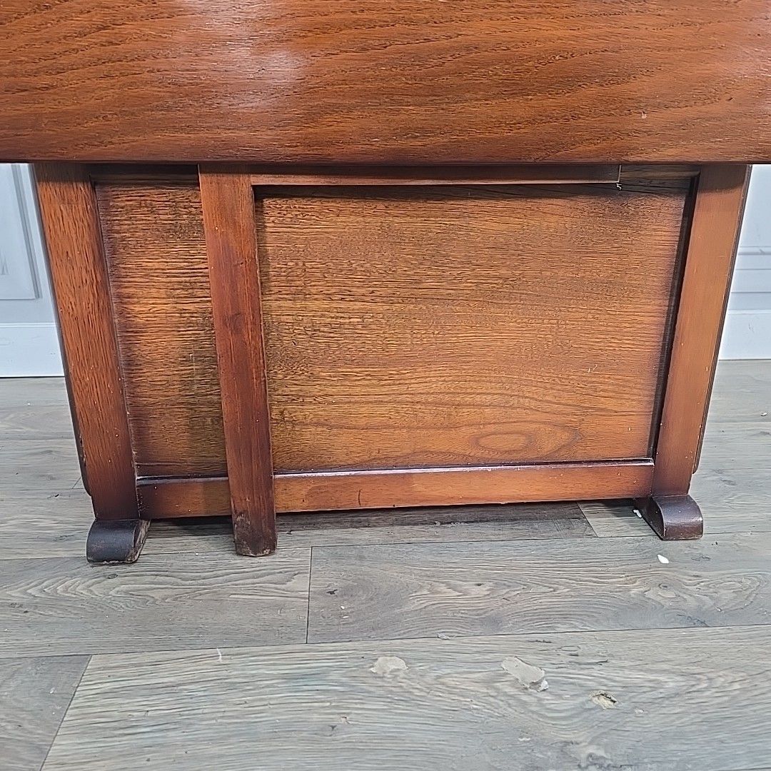 Vintage Drop Leaf Table Cabinet Gateleg Storage Cupboard Retro Mid Century photo vintage