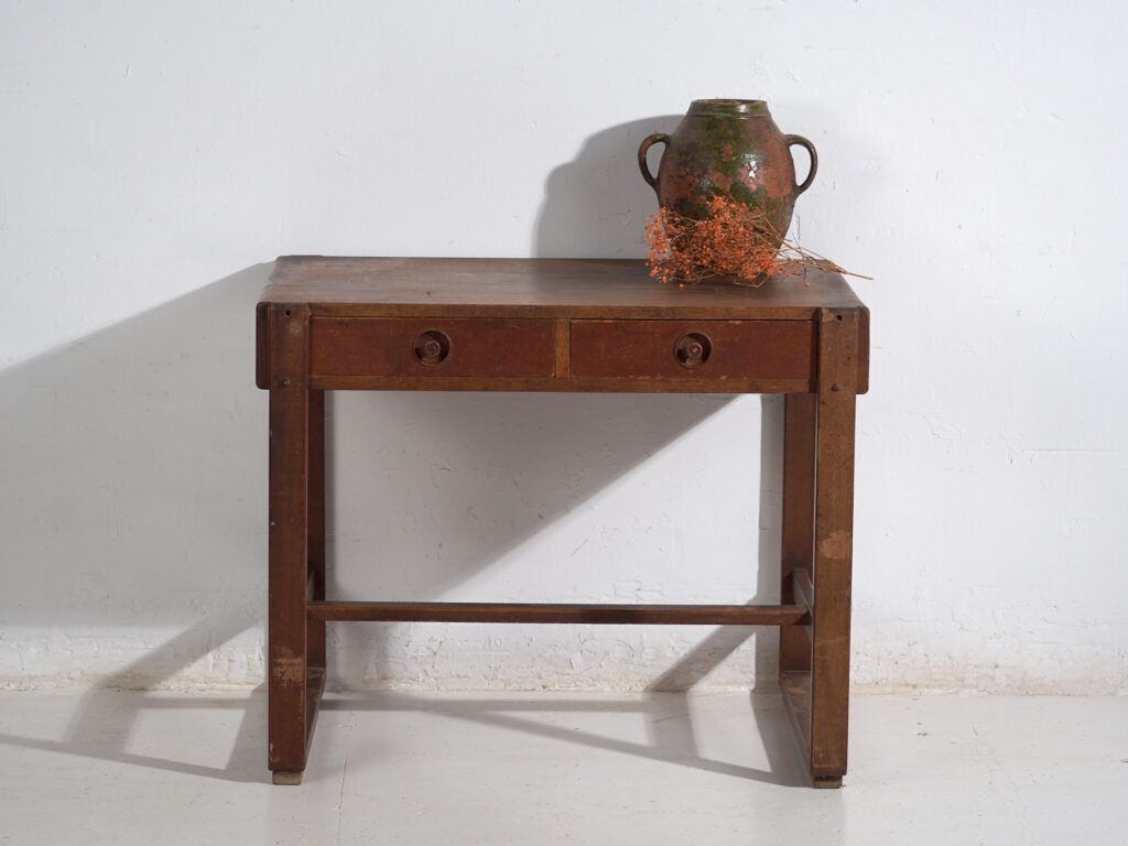 Antique Japanese Tsukue Writing Desk – Late Taisho – Early Showa (C.1910 1940)
