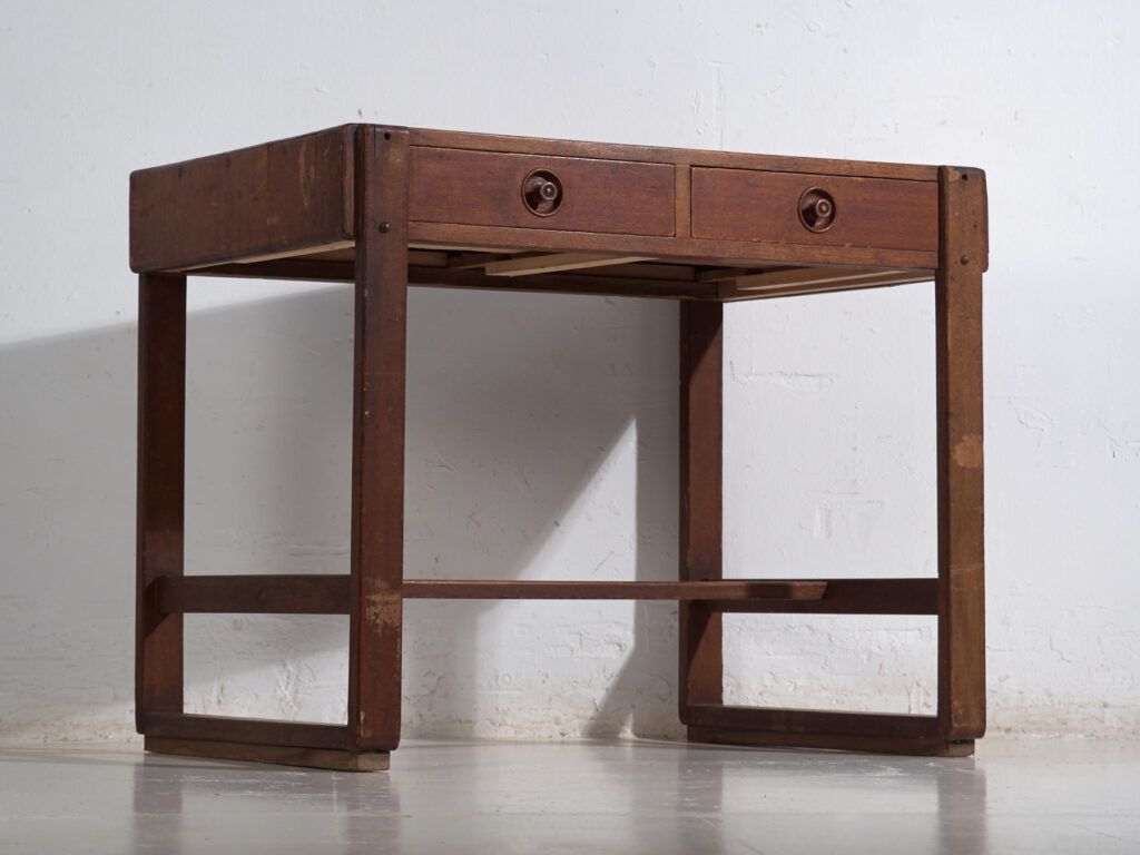 Antique Japanese Tsukue Writing Desk – Late Taisho – Early Showa (C.1910 1940) photo furniture