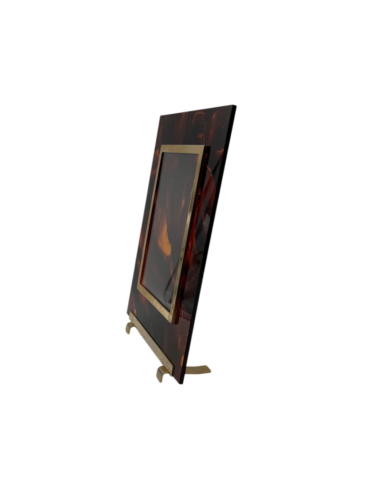 photo furniture Hollywood Regency Lucite Picture Frame, In The Manner Of Gabriella Crespi Italy 1970s