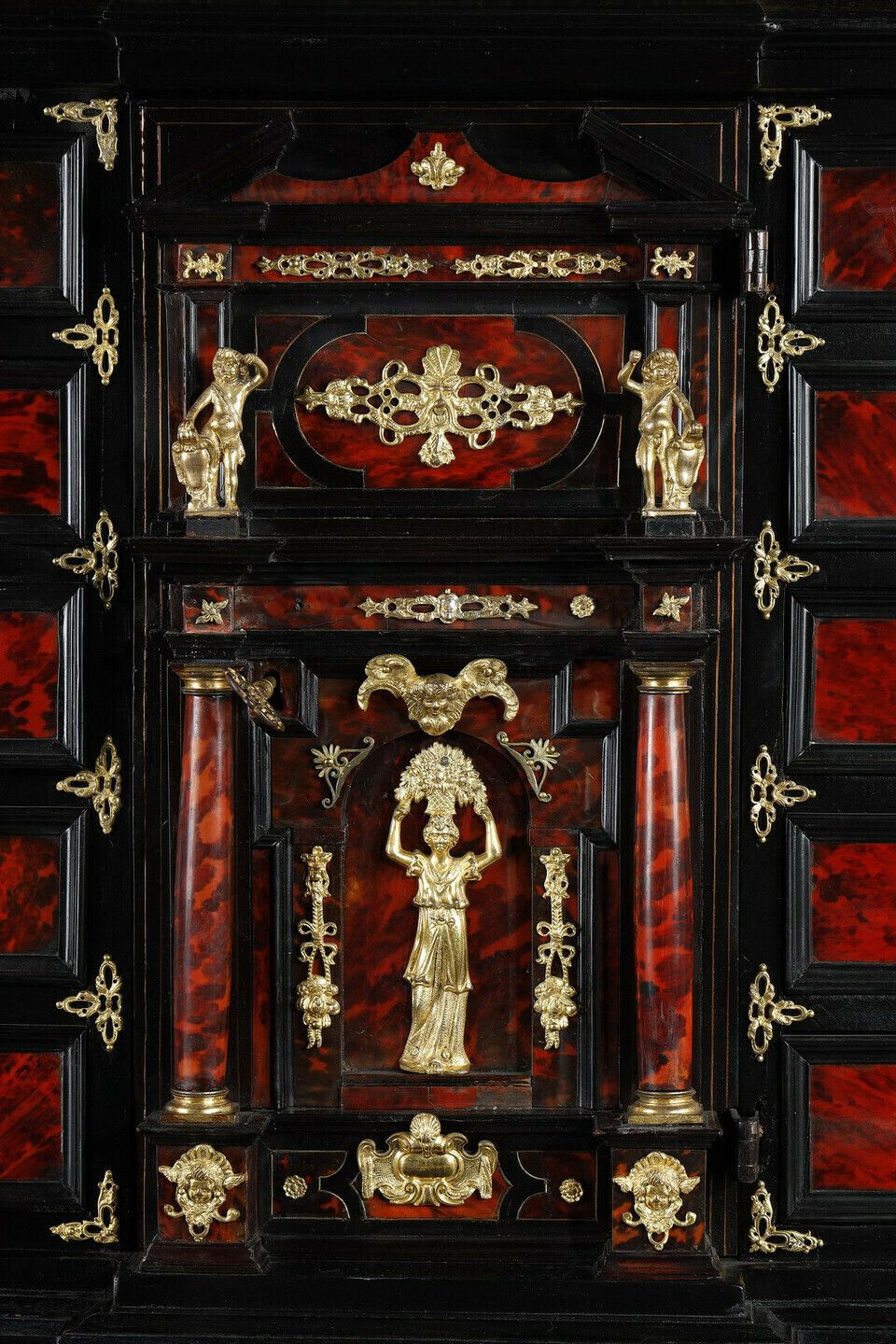 Free Standing Cabinet In The Style Of 17th Century Flemish Cabinets photo vinterior