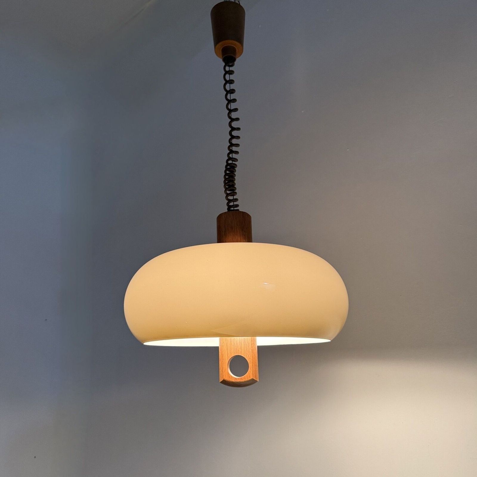 Mid  Century Space Age Pendant Lamp Temde Leuchten , 1970s Germany photo 483.0