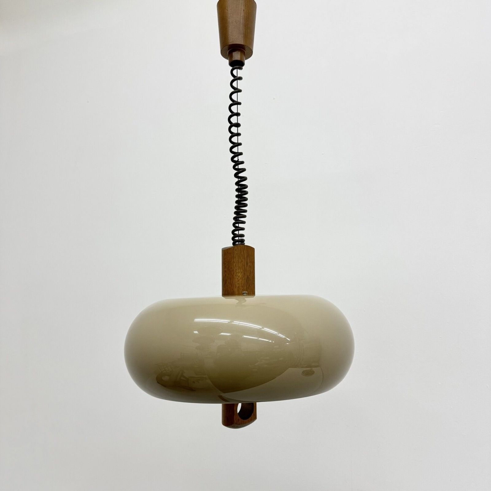 photo for sale Mid  Century Space Age Pendant Lamp Temde Leuchten , 1970s Germany